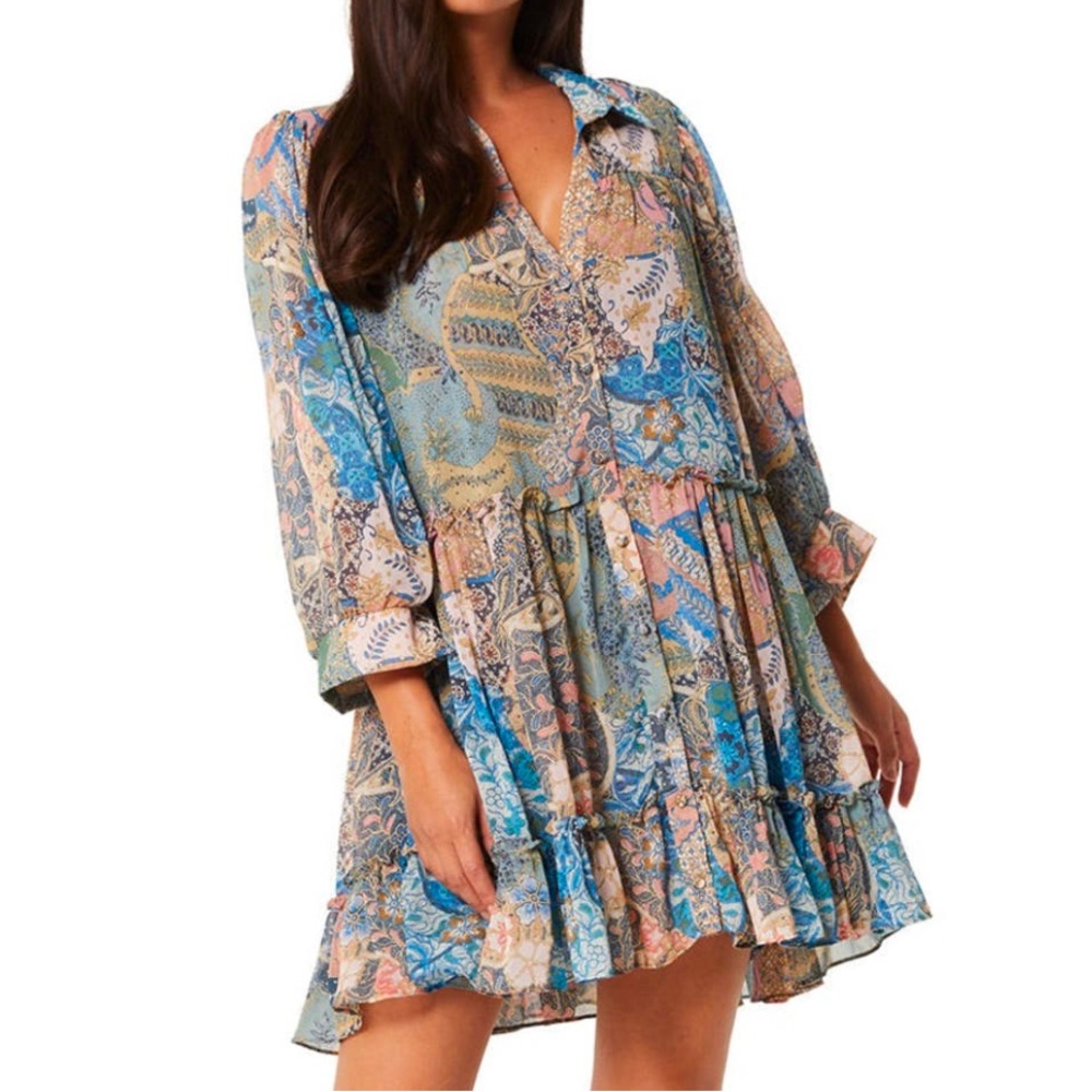 Misa Los Angeles Dress Mita ShirtDress, Large